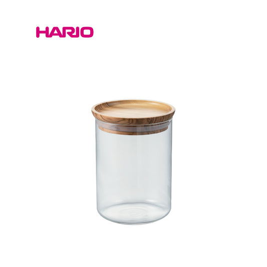 Simply HARIO Glass Canister S-GCN-200-OV